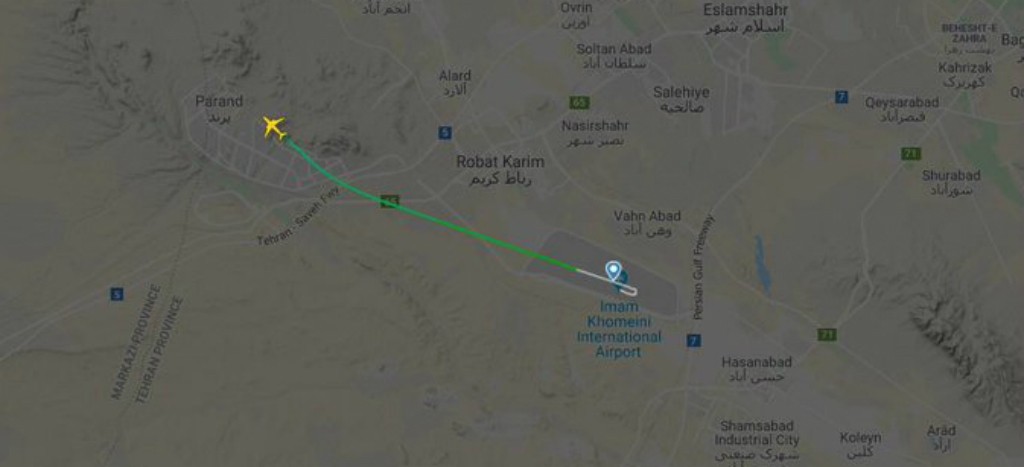   Reportan caída de avión ucraniano con 180 pasajeros cerca de Teherán